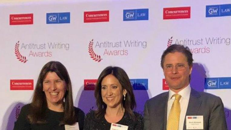 Sofia Pais vencedora Antitrust Writing Awards na categoria “Académico”